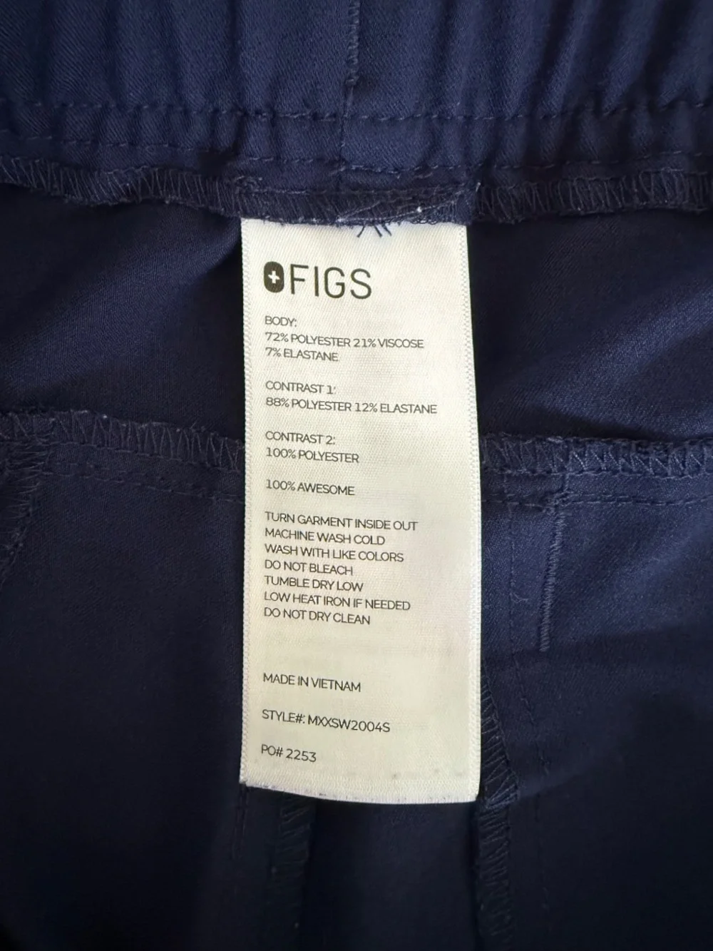 Figs Scrub Pants Men’s Navy Blue Tansen Jogger Scrub Pant